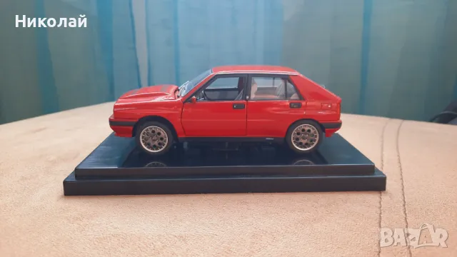 1990 LANCIA DELTA 2.0i HF INTEGRALE 16V *ДЕФЕКТ 1:24 Fabbri Diecast Колекционерски модел количка, снимка 5 - Колекции - 49238429