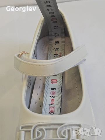 Бели детски обувки за повод 26 номер, снимка 5 - Детски обувки - 54121989