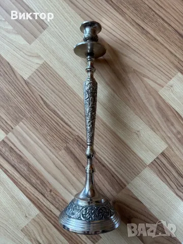 Голям масивен уникален свещник, снимка 3 - Други - 49960748