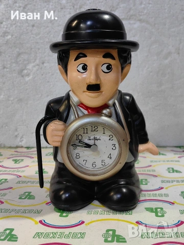 страхотен будилник на Чарли Чаплин 