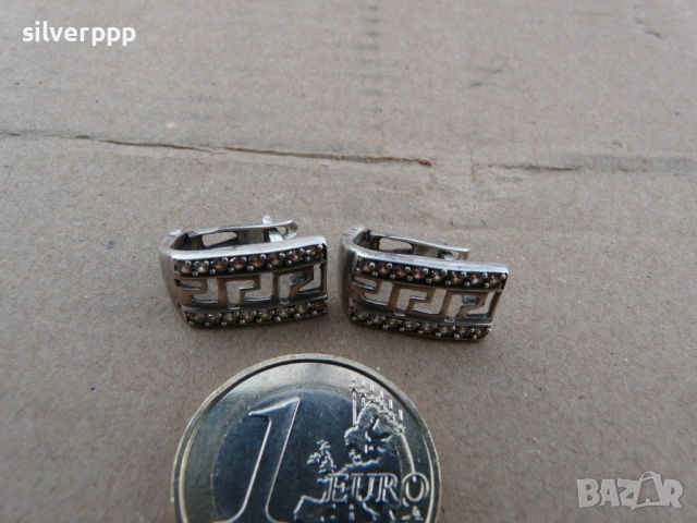  Сребърни обеци - 3 