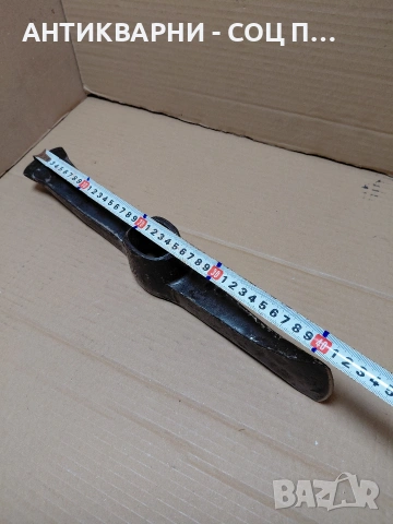 Соц Стара Ръчно Кована Голяма Киркобрадва 2.400кг. НОМЕР 1425., снимка 10 - Антикварни и старинни предмети - 54102218