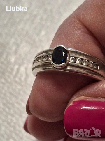 Красиви сребърни пръстени с камъни