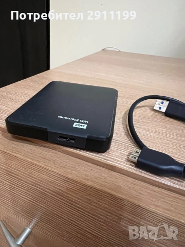 Външен диск WD 1TB, снимка 3 - Външни хард дискове - 54247278