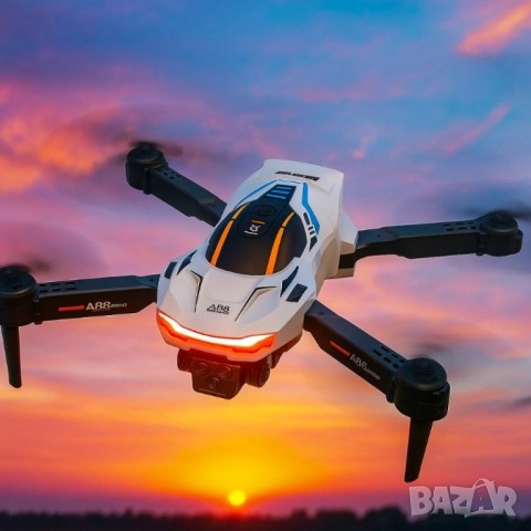 Сгъваем дрон A88 с двойна 1080P камера и интелигентни функции за управление