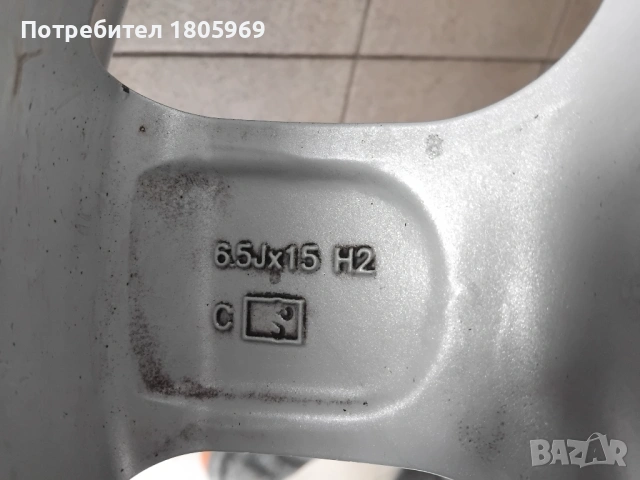 4бр. ал. джанти CMS 5x114,3 , 6,5x15 , ET40 , централен отвор 67,1мм, снимка 6 - Гуми и джанти - 53560917