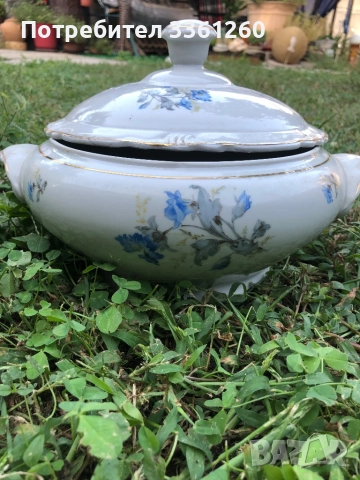 Порцеланов супник с капак, снимка 2 - Сервизи - 51609931
