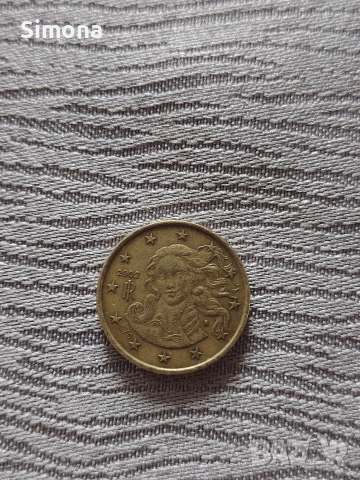 10 евроцента Италия 2002 г.