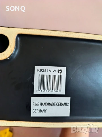 Прекрасна Немска Керамична Скулптура Сърце-Влюбени, снимка 5 - Антикварни и старинни предмети - 51155681