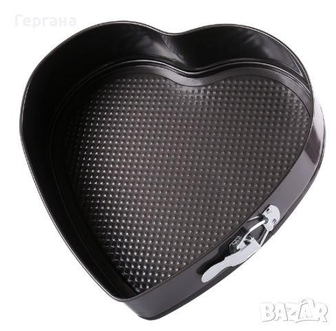 Комплект от 6бр метални форми сърце за торта, снимка 5 - Форми - 46320278