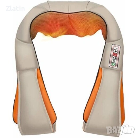 Шиацу масажор, Затопляща функция, 12V/220V, Бежов