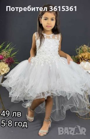 рокли с тюл, снимка 5 - Детски рокли и поли - 45479988