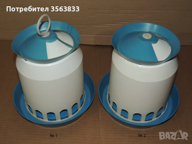 2 броя хранилки за пилета - Цена: 6 лв. за двата броя, снимка 16 - За птици - 51231197