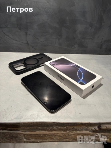 Iphone 16 Pro Black Titanium, 93% батерия, снимка 5 - Apple iPhone - 54258931
