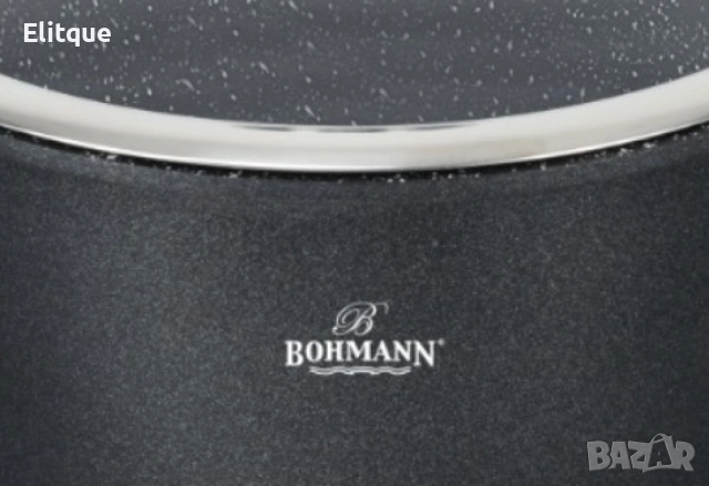 Тенджера Bohmann BH1730-24CR-28CR, 24см.\4.3л., 28см.\6.5л., Лят алуминий, Подвижни дръжки, Индукция, снимка 4 - Съдове за готвене - 52818851