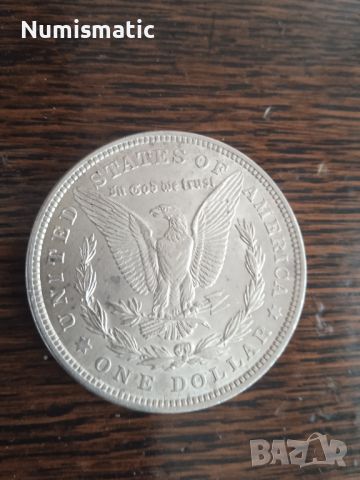 Morgan dollar, сребро, 1921, снимка 2 - Нумизматика и бонистика - 45208136