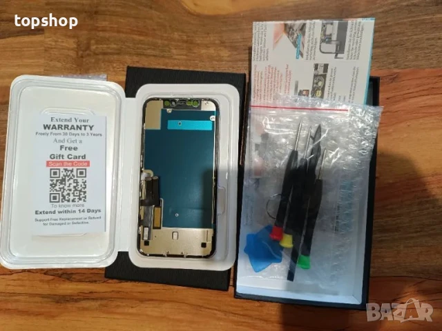НОВ LCD Дисплей с тъчскрийн за iPhone 11 OLED комплект с инструменти и протектор, снимка 3 - Тъч скрийн за телефони - 50525207