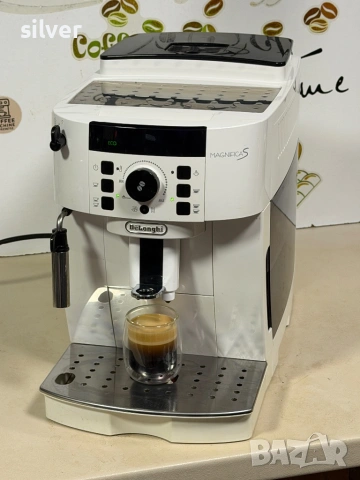Кафемашина кафе автомат delonghi magnifica S с гаранция, снимка 7 - Кафемашини - 53015354