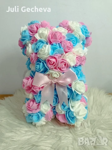 Ръчно изработени мечета от рози , снимка 7 - Ръчно изработени сувенири - 51362922