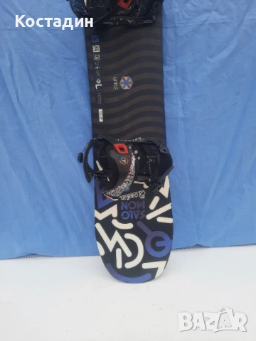 Сноуборд 130см. SALOMON EL CAPITAN с автомати , снимка 4 - Зимни спортове - 53171046