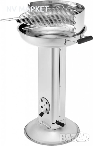 Скара Bavaria на дървени въглища от неръждаема стомана, снимка 5 - Скари - 53838089