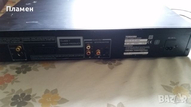 DVD Toshiba SD-100E, снимка 4 - Плейъри, домашно кино, прожектори - 45675615