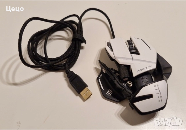 мишка madcatz rat 8+, снимка 4 - Клавиатури и мишки - 52505829