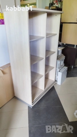 Шкаф без врати - етажерка с 6 рафта 90/46/150 избелен дъб, снимка 4 - Шкафове и рафтове - 53284370