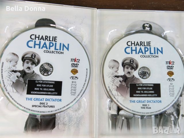 DVD колекция Чарли Чаплин, 6 диска, снимка 10 - DVD филми - 46173135