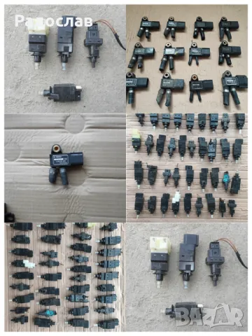 Стоп машинка и датчик за изгорели газове от Мерцедес, снимка 1 - Части - 48263545