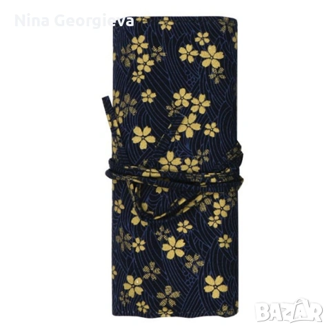 Комплект от 8 четки за грим в красива разгъваща се чантичка HZS69, снимка 5 - Други - 53853335