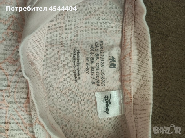 5 детски памучни блузки с мотиви , снимка 9 - Детски Блузи и туники - 53111932