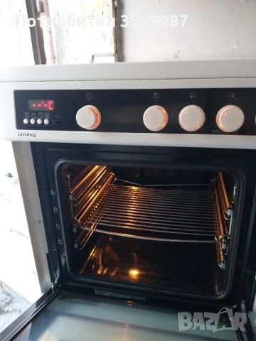 печка със керамични котлони и вентилатор Privileg , снимка 8 - Печки, фурни - 53748339
