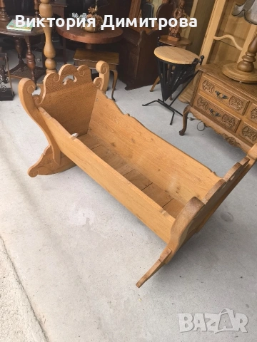 Винтидж люлка (01-055), снимка 11 - Градински мебели, декорация  - 53566592
