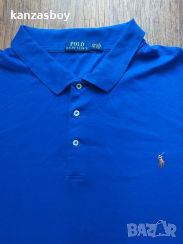 polo ralph lauren men's blue polo t shirt 5xb - ГОЛЯМА МЪЖКА ТЕНИСКА 5ХЛ КАТО НОВА, снимка 1 - Тениски - 45180230