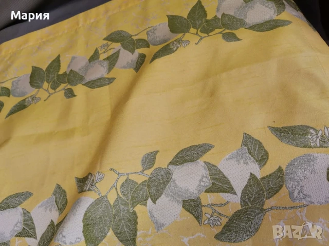 Покривка за маса с декор лимони 