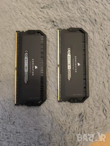 Маркови рам памети на топ цена 64GB (2x32) DDR5-5600 Corsair DOMINATOR Platinum RGB LED, снимка 4 - RAM памет - 46995427