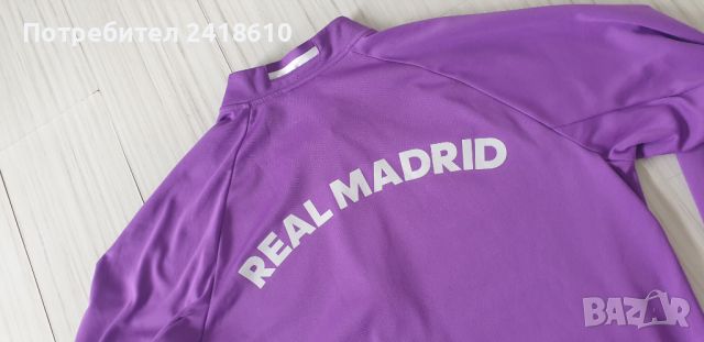 Adidas Real Madrid Full Zip Mens Size XL  ОРИГИНАЛ! Мъжко Горнище с цял цип!, снимка 7 - Спортни дрехи, екипи - 45880054