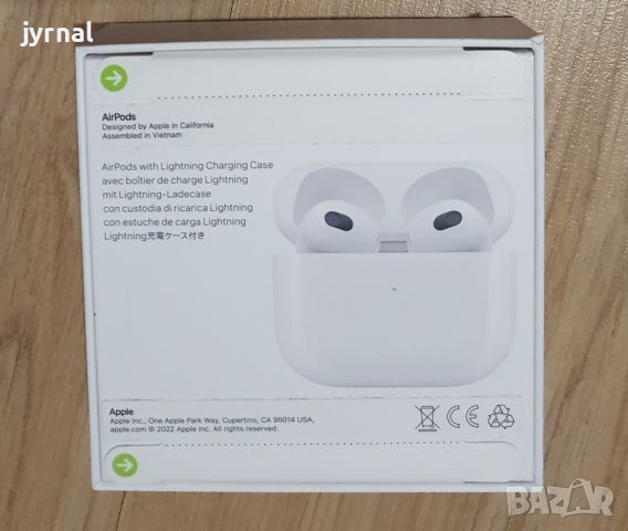 Нови Apple AirPods 3rd Gen, снимка 7 - Аксесоари за Apple - 46686885