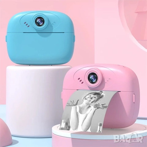 Детски принтер с фотоапарат и дисплей 2в1, снимка 6 - Образователни игри - 52736103