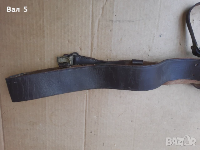 Стар военен строеви офицерски колан с портупей , униформа, снимка 5 - Антикварни и старинни предмети - 50739330