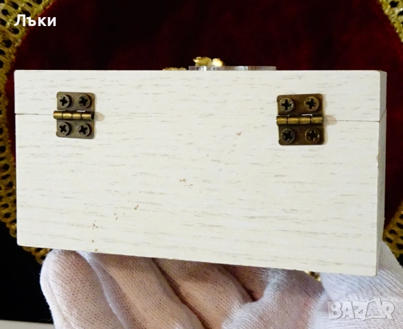 Музикална кутия за бижута,Сватбен марш,естествено дърво. , снимка 4 - Антикварни и старинни предмети - 53574118