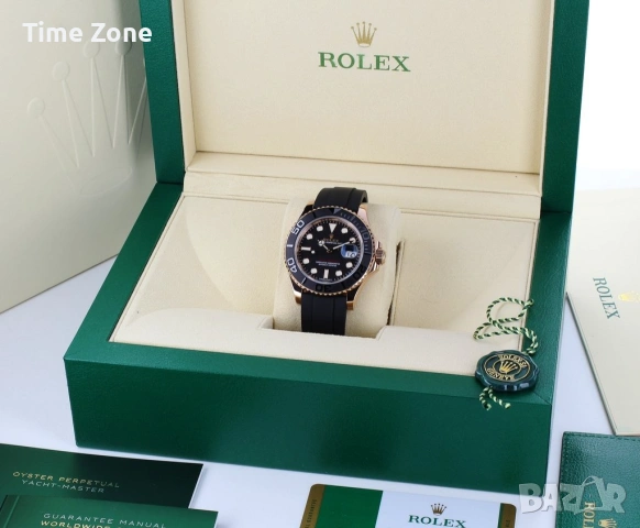 Rolex Yacht-Master 40mm (37mm) Rose Gold Black Ceramic Automatic Мъжки / Унисекс Различни Варианти, снимка 2 - Мъжки - 54060762