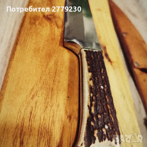 Ловен нож много масивен с дръжка от рог на Елен. Нов!, снимка 5 - Ножове - 49909680