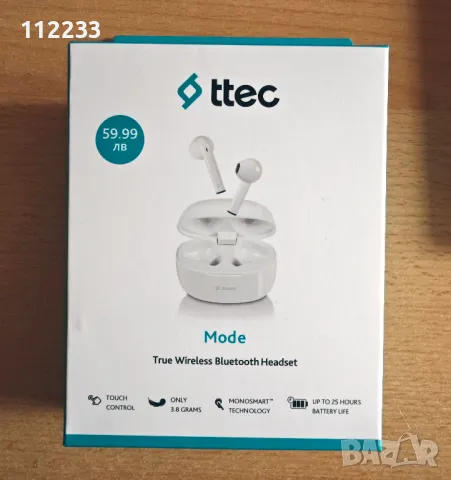 TTEC безжични слушалки-НОВИ, снимка 1 - Bluetooth слушалки - 48711889