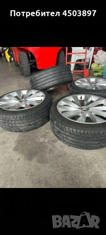 Джанти с гуми за Фолксваген 18ки , снимка 3 - Гуми и джанти - 53936767