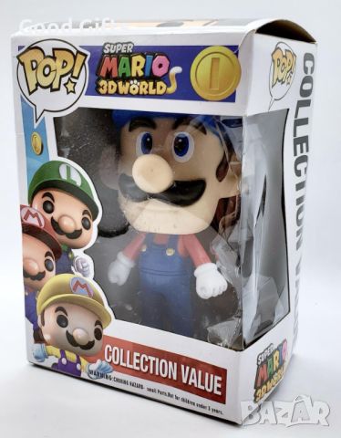 Funko Pop фигурка Super Mario Супер Марио Луйджи, снимка 1 - Фигурки - 46780188