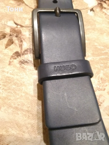 HUGO BOSS Оригинал Нов Мъжки Колан от Естествена Кожа 115см., снимка 9 - Колани - 52656863