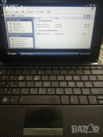 Продавам/Бартер Лаптоп ASUS Eee PC 1001px, 400GB Хард Диск, 2GB Памет, Камера и WI-FI !, снимка 2 - Лаптопи за дома - 52209952