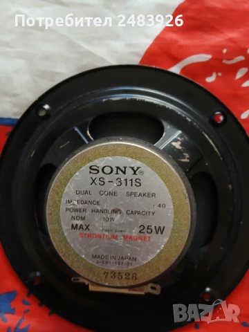 Sony XS-311S  двулентови  широкочестотни високоговорители 10 W, снимка 3 - Тонколони - 50897356